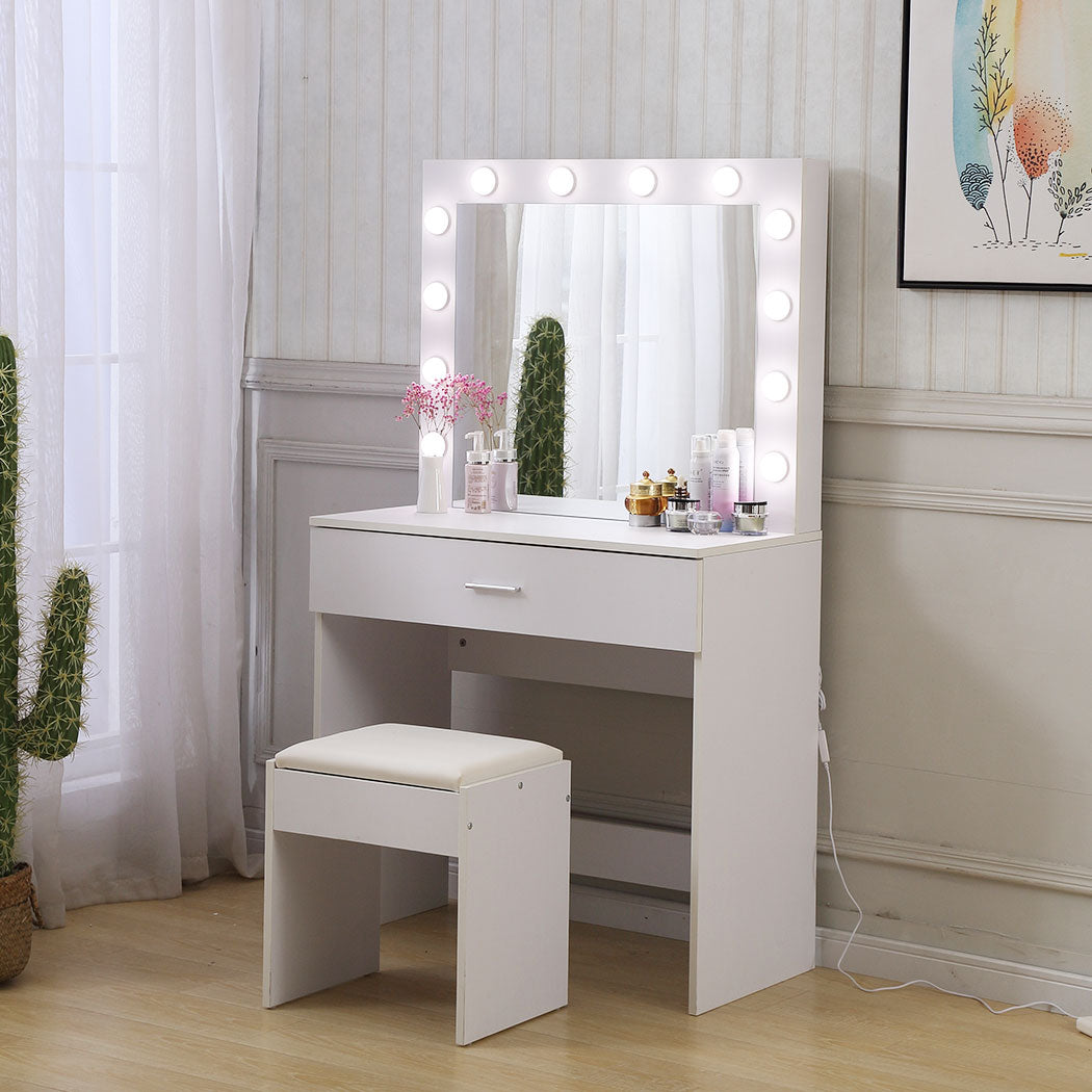 Levede Dressing Table Set Makeup Mirror-1864184742493163526