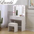 Levede Dressing Table Set Makeup Mirror-1864184742493163527