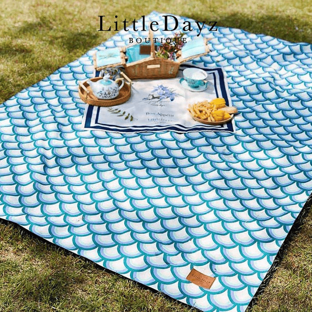 Little Dayz Boutique Emerald Cotton Picnic Mat 195*145