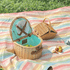 Little Dayz Boutique  Semi Round Picnic Basket