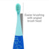 Marcus & Marcus - 24M+ Reusable Silicone Toothbrush blue