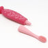 Marcus & Marcus - 24M+ Reusable Silicone Toothbrush Replacement Head pink