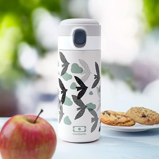 Monbento MB Pop Graphic 360ML Insulated bottle - Birds Birds-2006733345257558019