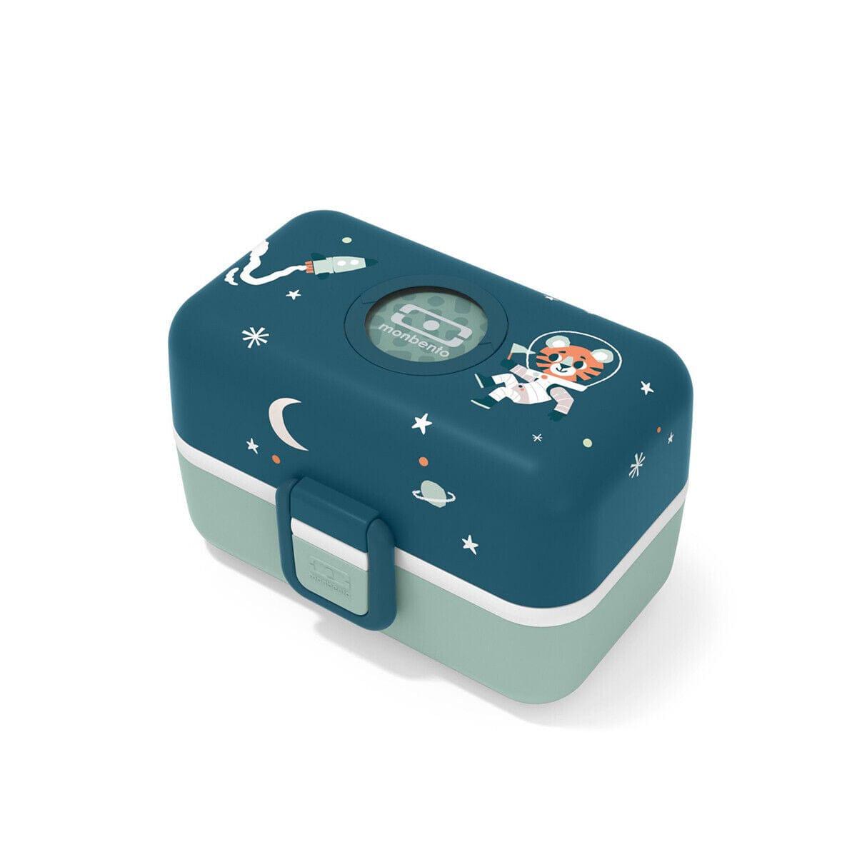 Monbento Tresor Graphic Kids's Bento Box- Cosmic Blue Cosmic Blue