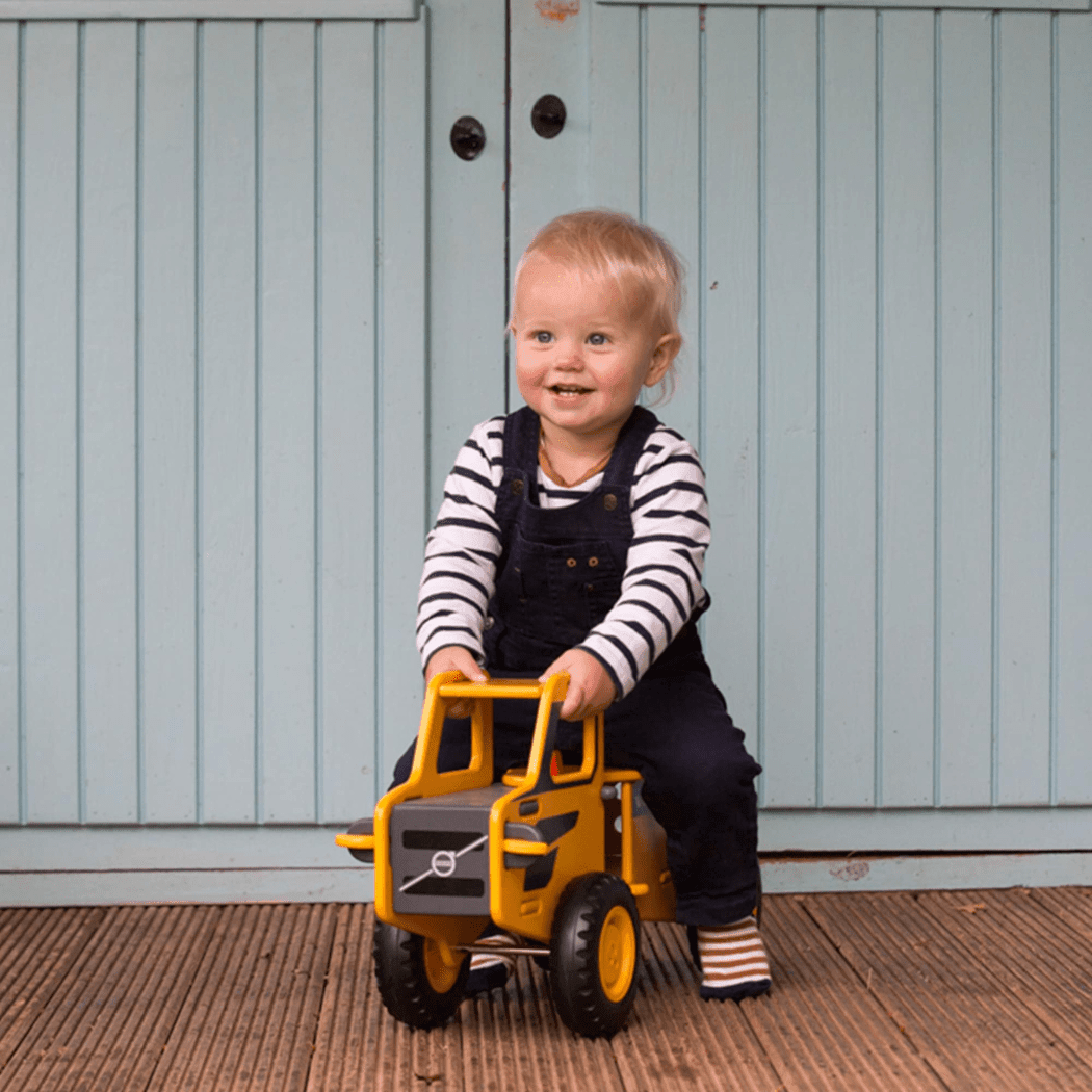 Moover Volvo Ride- On Truck- Yellow