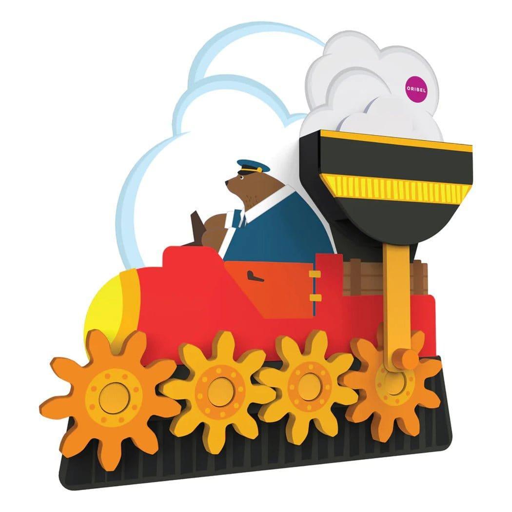 Oribel VertiPlay Wall Toy: Round & Round Goes Mr. Bear-1973194205979348992