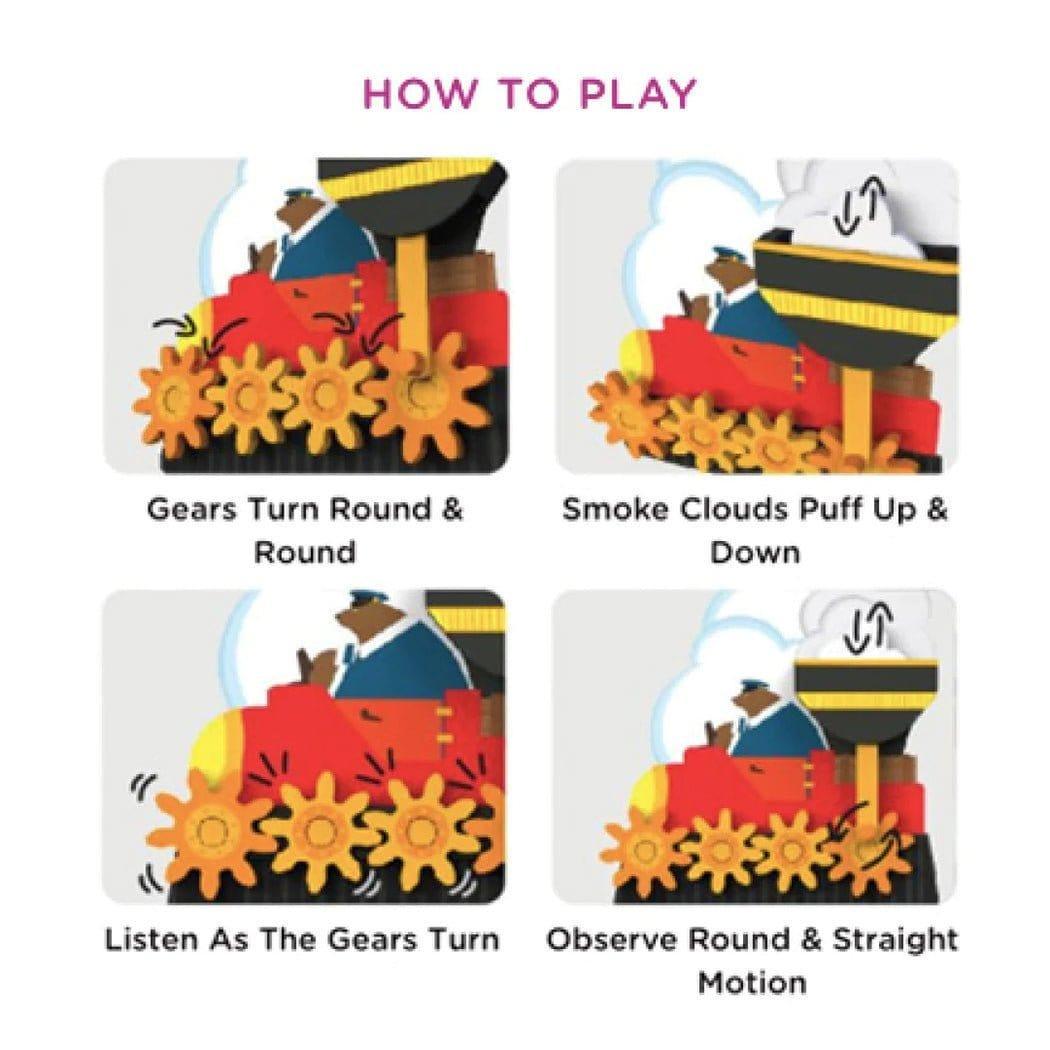 Oribel VertiPlay Wall Toy: Round & Round Goes Mr. Bear-1973194205979348996