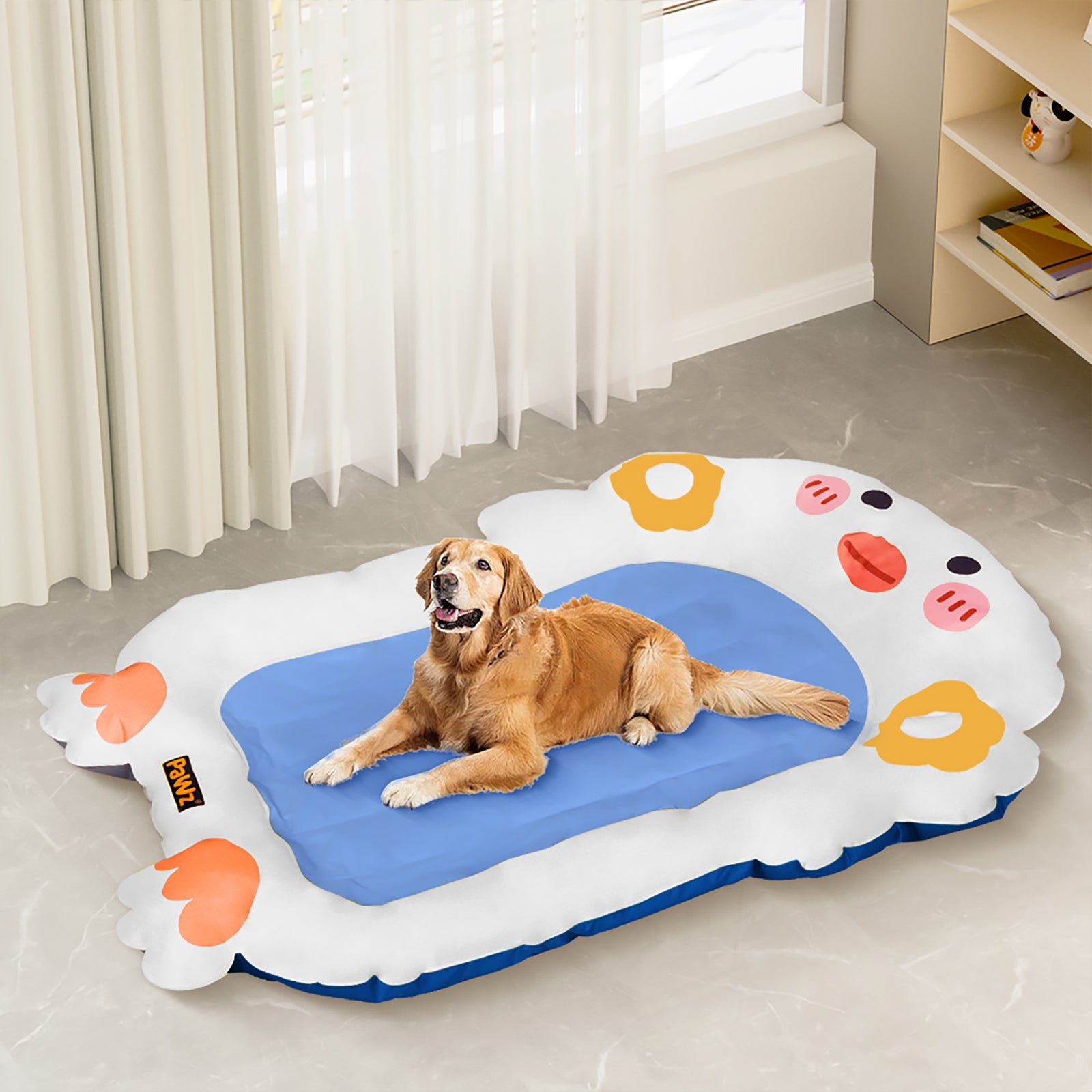 PaWz Pet Cooling Mat Dog Cat Human Size Blue-1864184563127947271
