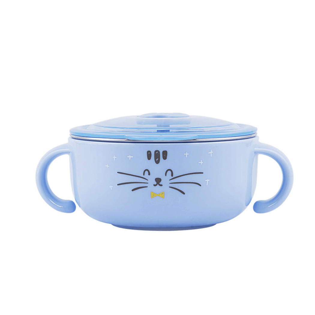 Richell Stainless Steel Bowl 370ml Blue