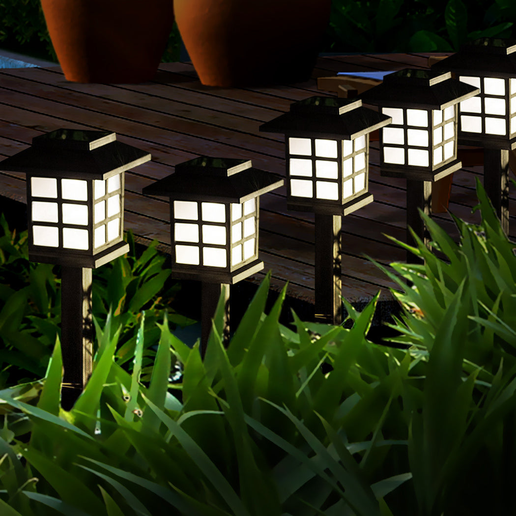 EMITTO 6x LED Solar Power Garden Lights-1864184609554698246