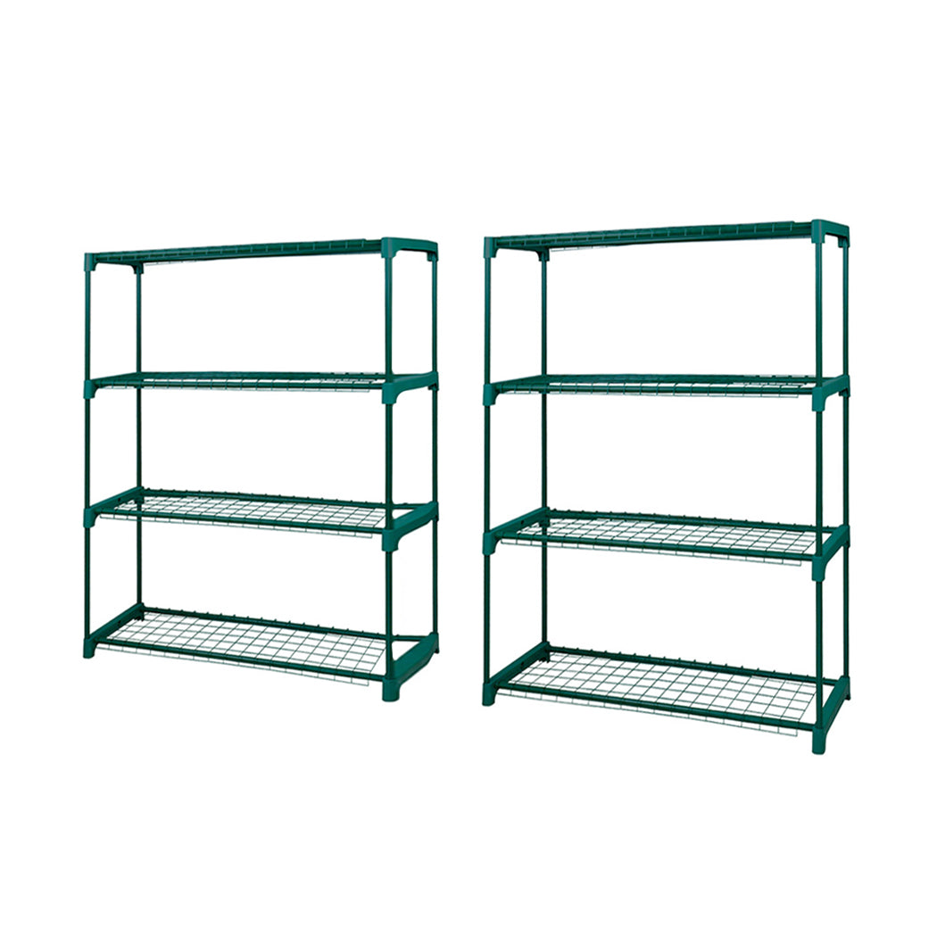 Levede 2x 4 Tier Plant Stand Shelves-1894516823714566144