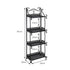 Levede Plant Stand 4 Tiers Outdoor Indoor Black-1973193777631858690