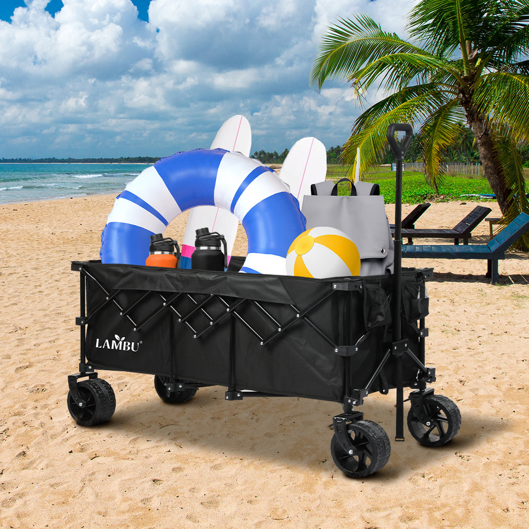 Lambu Folding Wagon Trolley Cart