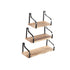 Floating Shelf Brackets Display Shelves Bookshelf Wall Mount Rack Storage