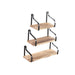 Floating Shelf Brackets Display Shelves Bookshelf Wall Mount Rack Storage