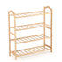 Bamboo Shoe Rack Storage Wooden Organizer Shelf Stand 4 Tiers Layers 70cm