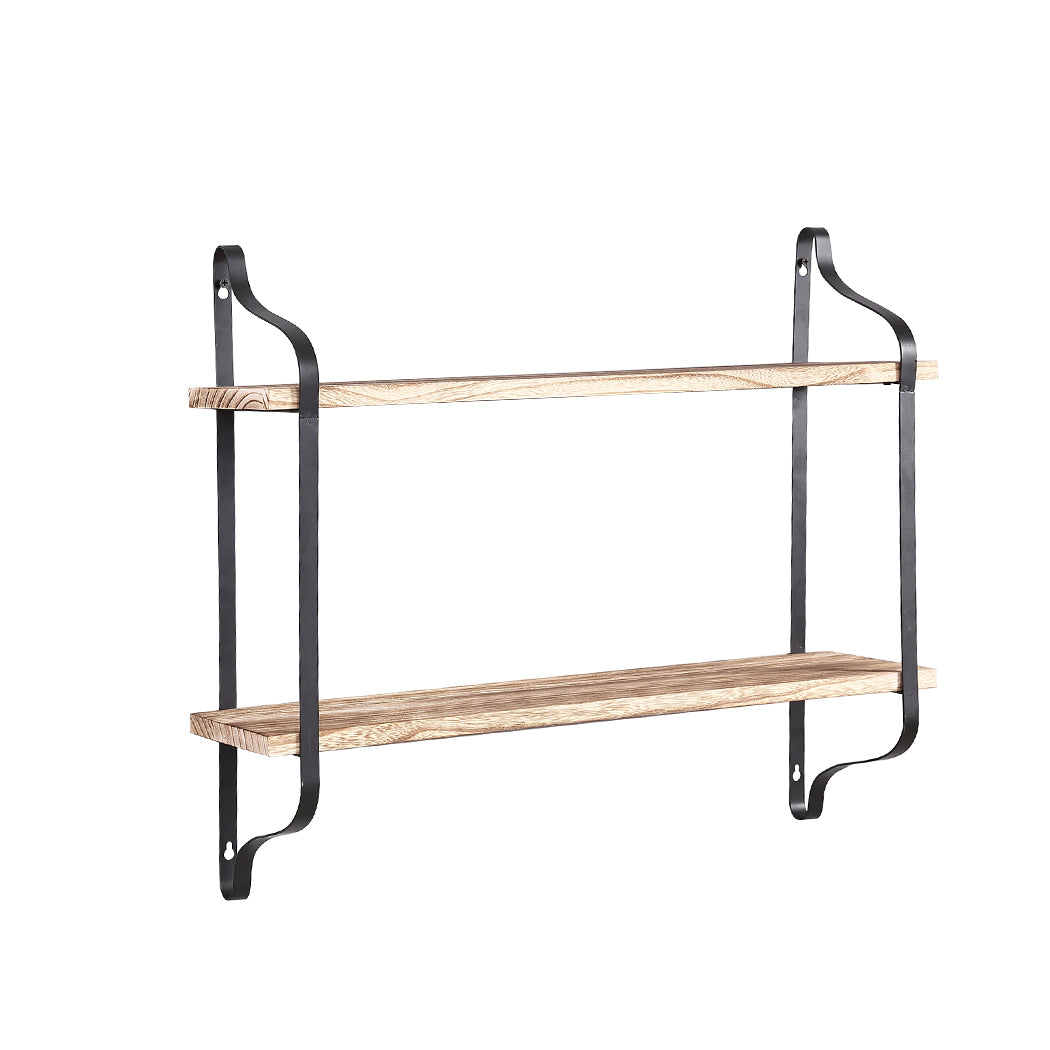 Floating Shelves Brackets Display Shelf Bookshelf Wall Mount Rack Storage