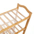 Bamboo Shoe Rack Storage Wooden Organizer Shelf Stand 4 Tiers Layers 70cm