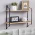 Floating Shelves Brackets Display Shelf Bookshelf Wall Mount Rack Storage