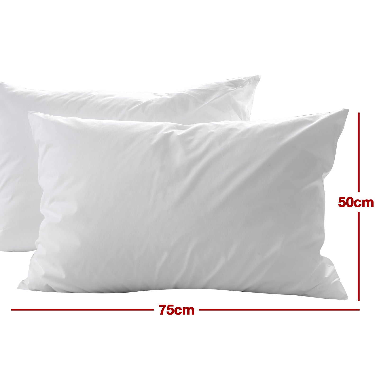 50% Duck Feather 50% Duck Down Pillow - Single Pack