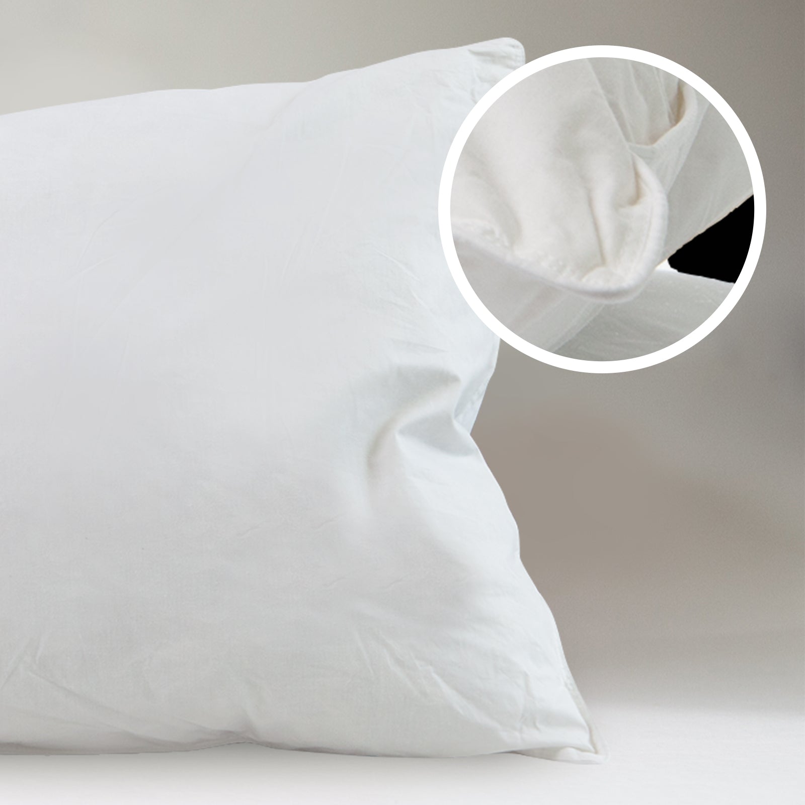 50% Duck Feather 50% Duck Down Pillow - Single Pack