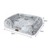 Pet Bed Orthopedic Sofa Dog Beds Bedding Soft Warm Mat Mattress Cushion XL