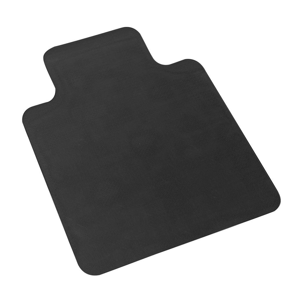 Chair Mat Carpet Hard Floor Protectors PVC Home Office Room Computer Work Mats No Pin Black