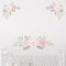 Floral Nursery Wall Stickers – Removable Decals, 4×A3 Sheets, 80×76cm