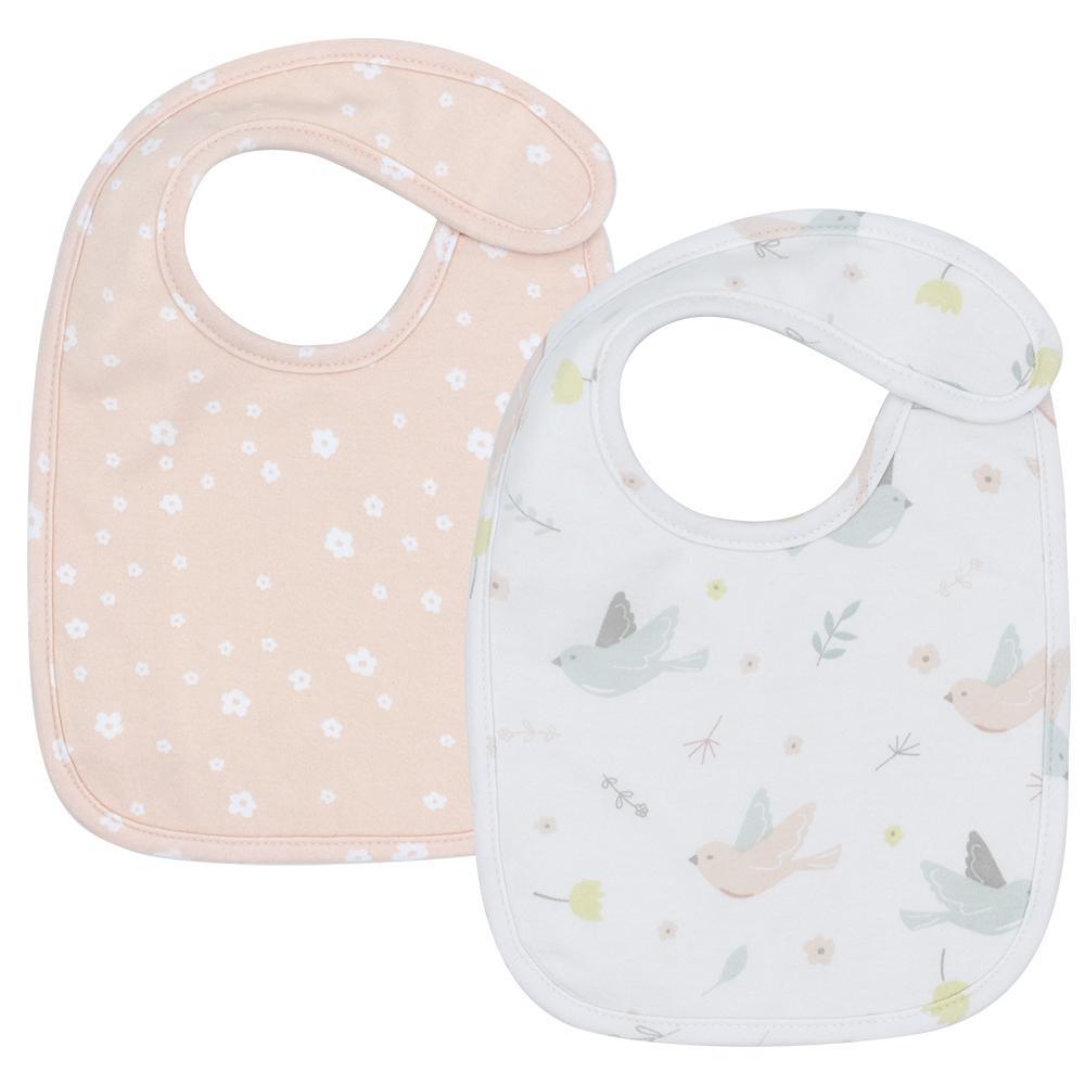 2pack Bibs Ava/Blush Floral