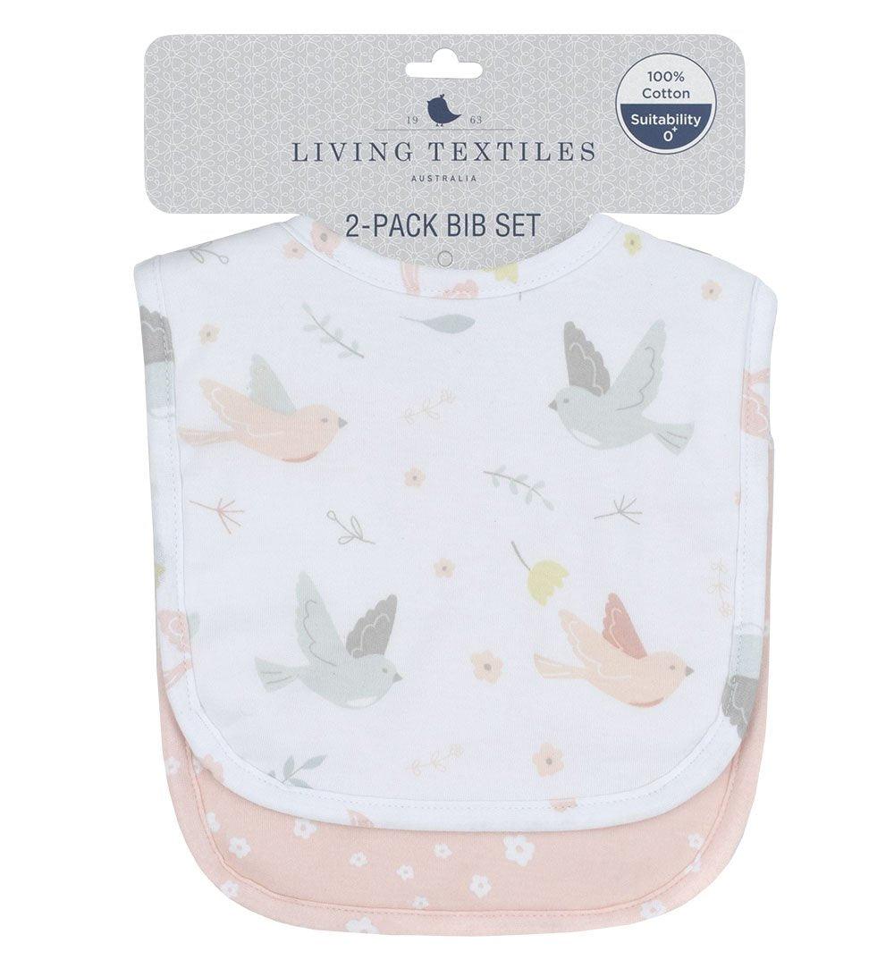 2pack Bibs Ava/Blush Floral