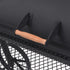 BBQ Charcoal Smoker with Bottom Shelf Black Heavy XXXL