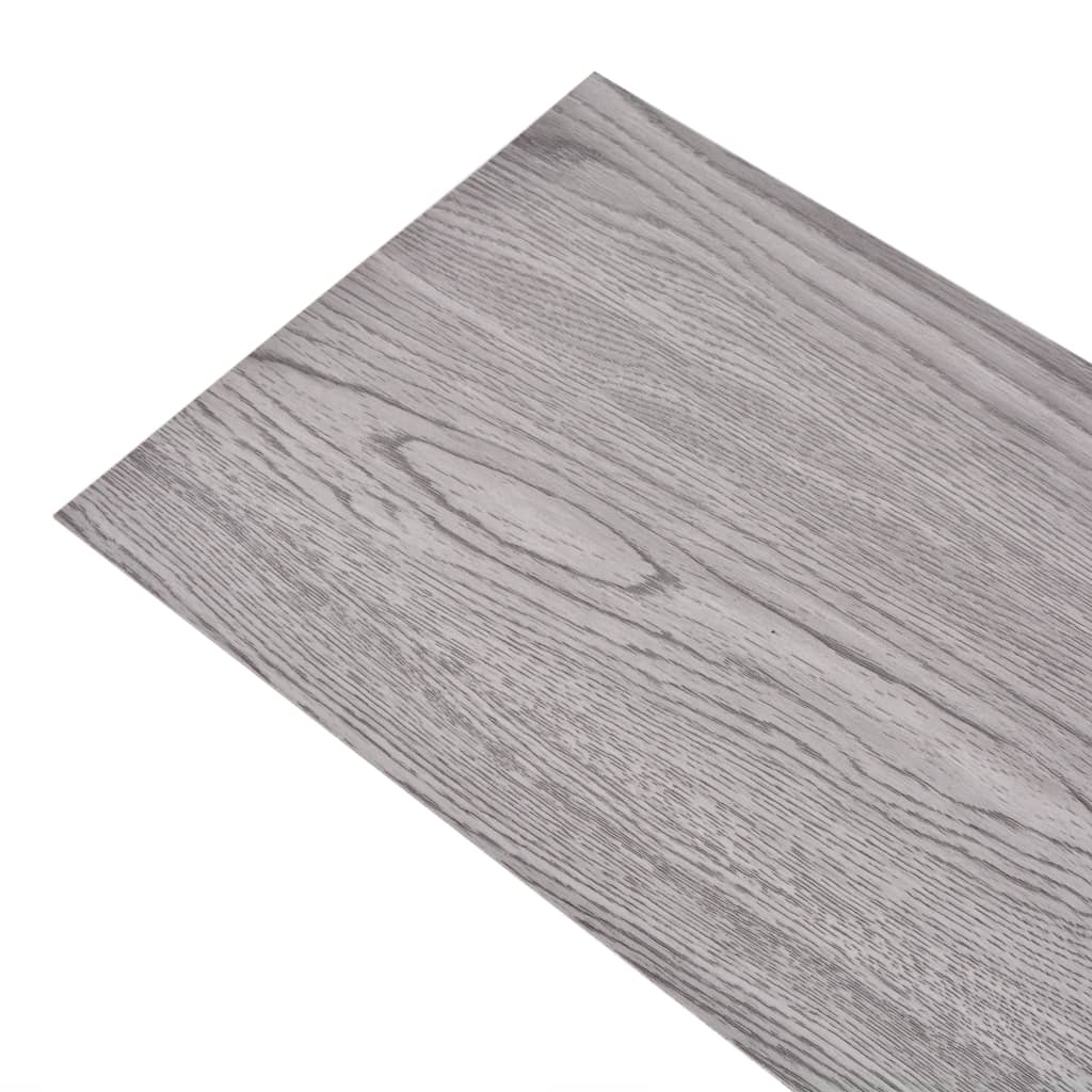 Non Self-adhesive PVC Flooring Planks 5.26 m² 2 mm Dark Grey