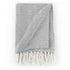 Throw Cotton Herringbone 160x210 cm Grey