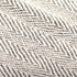 Throw Cotton Herringbone 160x210 cm Grey