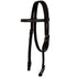 Western Saddle, Headstall&Breast Collar Real Leather 15" Black