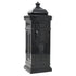 Pillar Letterbox Aluminium Vintage Style Rustproof Black