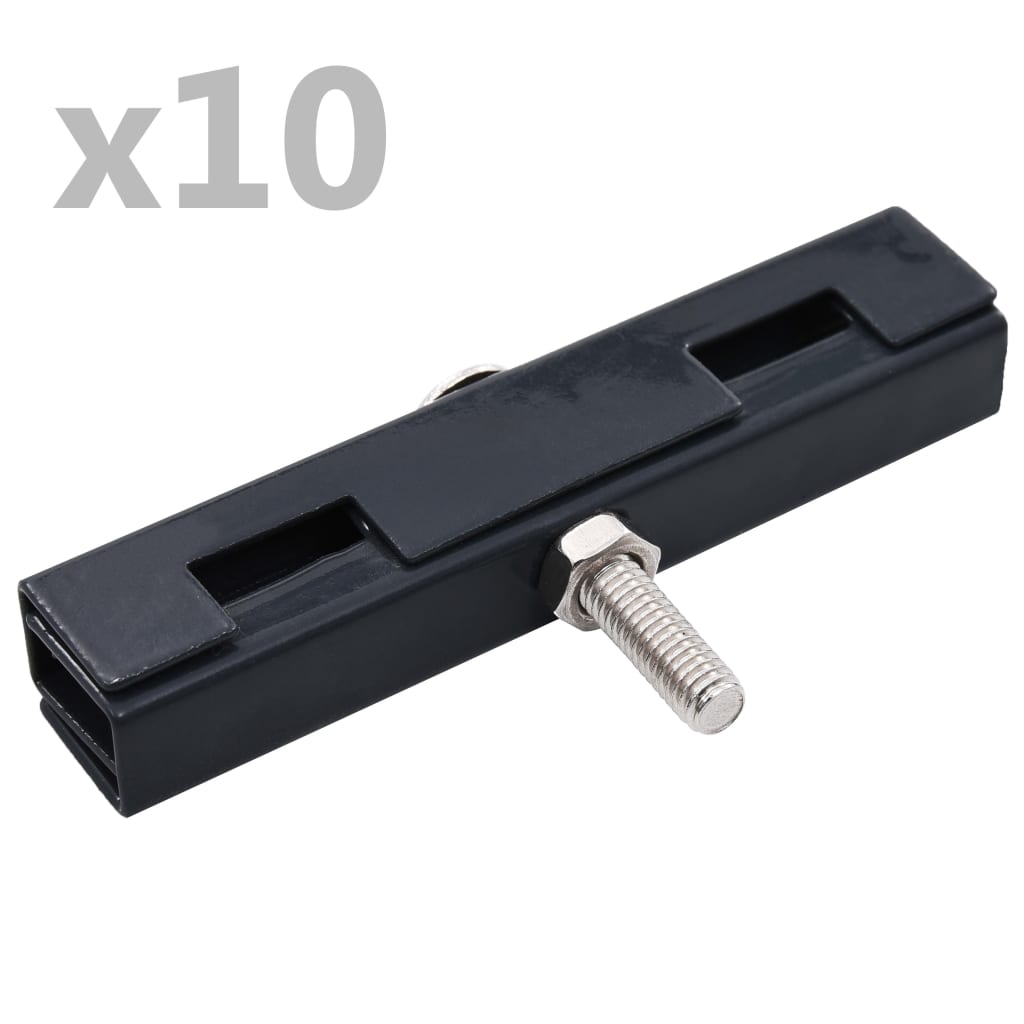 Garden U Mat Connector 10 Sets Anthracite