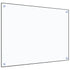 Kitchen Backsplash Transparent 80x60 cm Tempered Glass