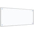 Kitchen Backsplash Transparent 90x40 cm Tempered Glass