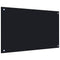 Kitchen Backsplash Black 80x50 cm Tempered Glass