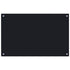 Kitchen Backsplash Black 80x50 cm Tempered Glass