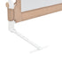 Toddler Safety Bed Rail Taupe 120x42 cm Polyester
