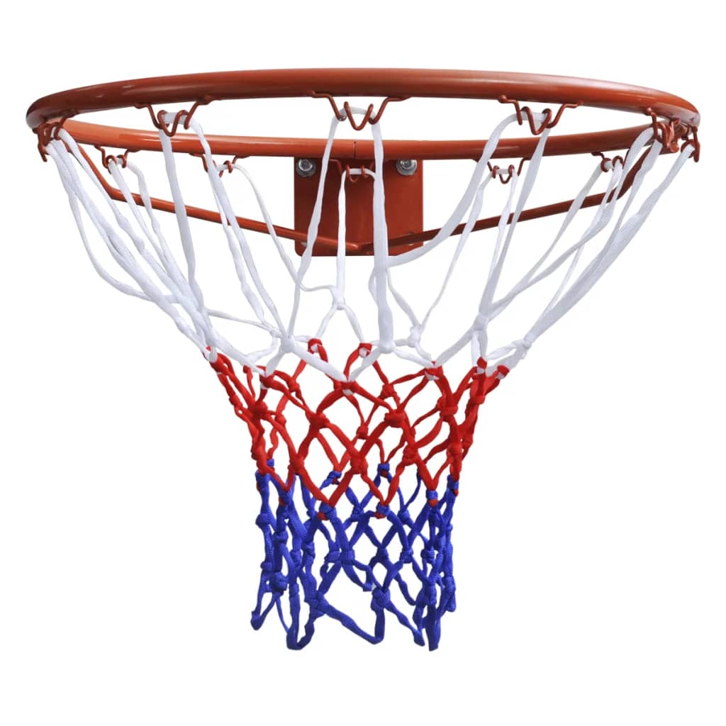 Basketball Goal Hoop Set Rim with Net Orange 45 cm