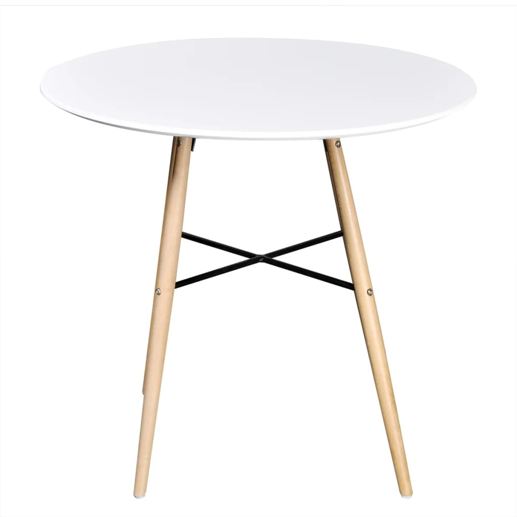 Dining Table MDF Round White