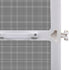 White Hinged Insect Screen for Doors 120 x 240 cm