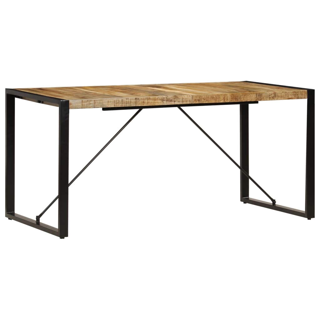 Dining Table 160x80x75 cm Solid Mango Wood