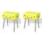 Bedside Cabinets 2 pcs 49.5x36x60 cm Yellow