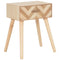 Bedside Cabinet with Drawer 44x30x58 cm Solid Wood