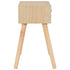 Bedside Cabinet with Drawer 44x30x58 cm Solid Wood