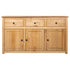 Sideboard 135x40x80 cm Solid Pinewood Panama Range